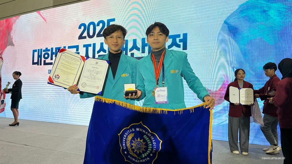 Kolaborasi UMS dan Australia Sukses Boyong Gold Medal dan Special Award di SIIF Korea Selatan