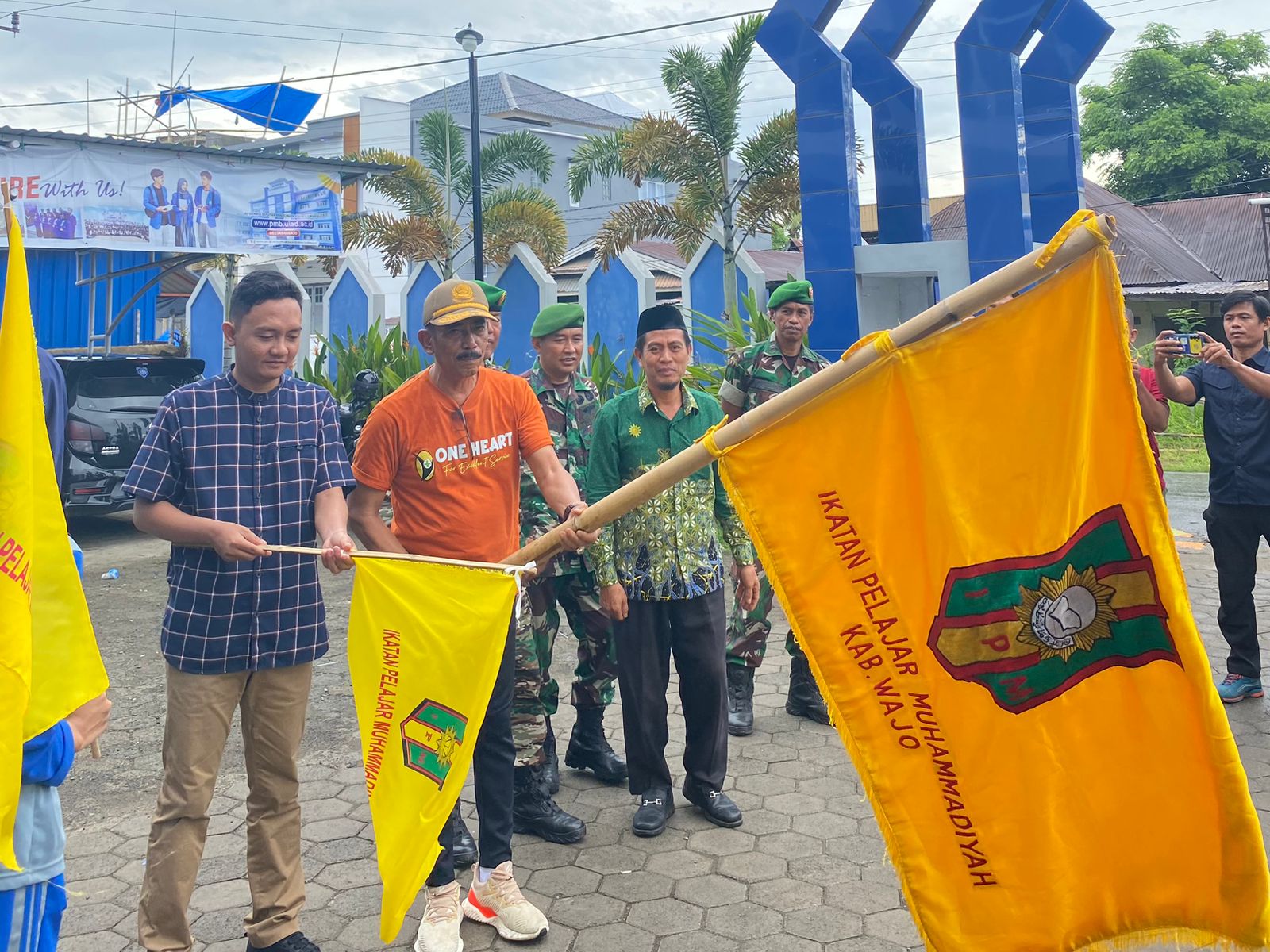 Pj Sekda Sinjai Lepas Rombongan Pawai Akbar Musywil IPM XXIV