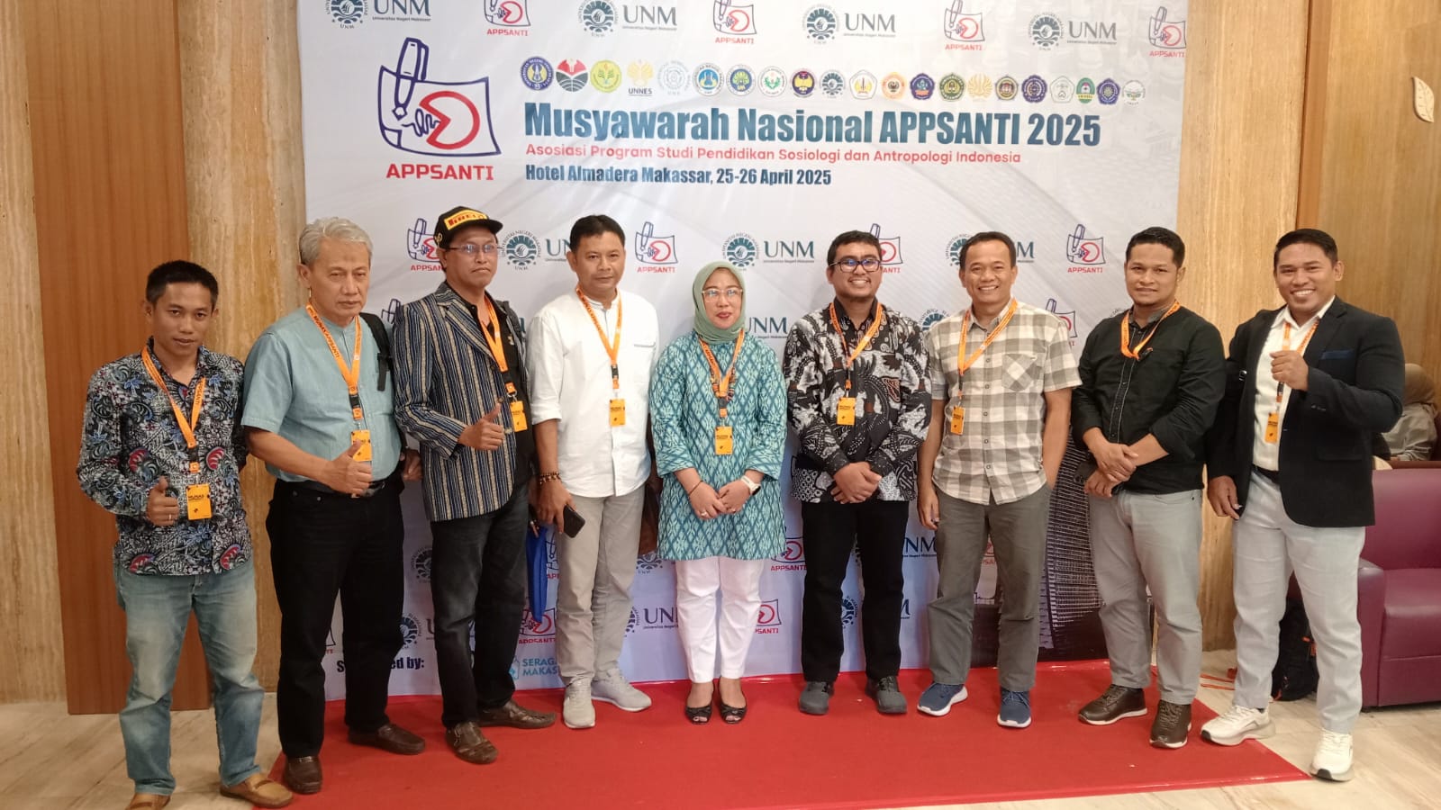 Prodi Pendidikan Sosiologi Unismuh Hadiri Munas APPSANTI