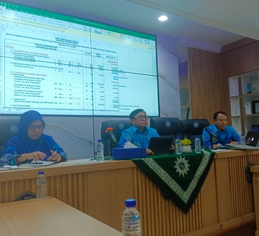 Unismuh Makassar Matangkan Persiapan Sambut Bimtek Kemendiktisaintek