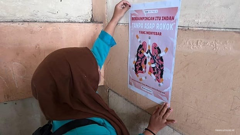 Edukasi Udara Bersih dan Pencegahan TBC, Mahasiswa Ilkom UMS Lakukan Kampanye Hirup Bersih