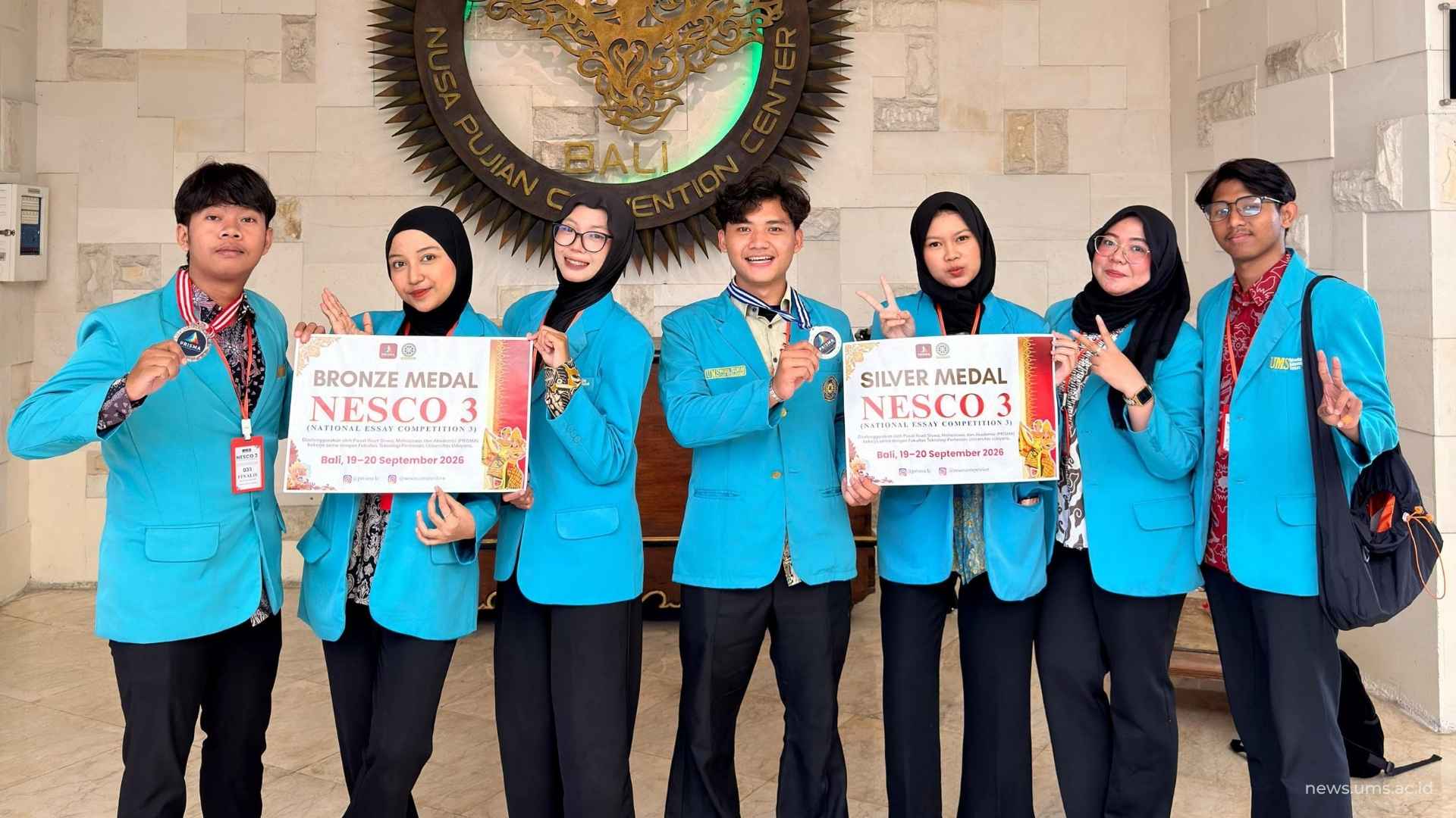 Dua Tim Mahasiswa UMS Sabet Medali Perak dan Perunggu di NESCO 3