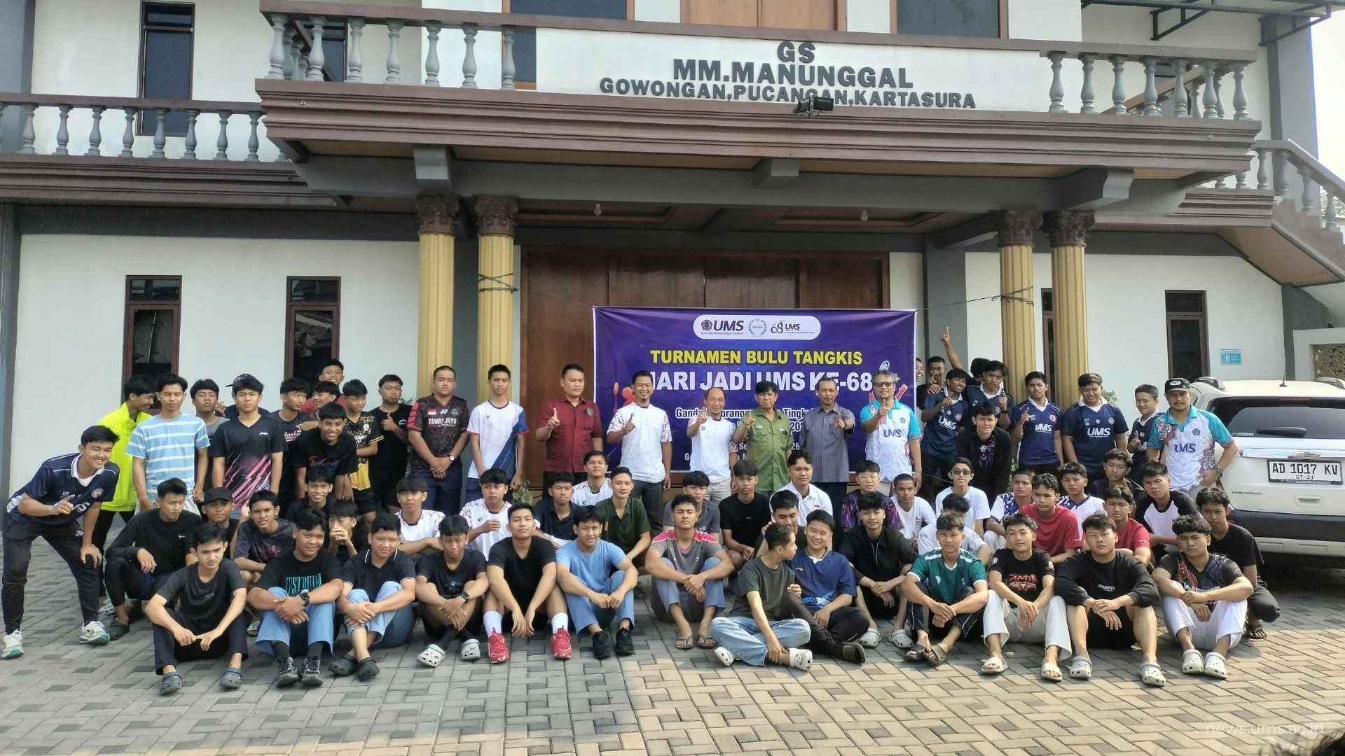 UMS Gelar Turnamen Bulutangkis SMA se-Solo Raya di Harijadi ke-68